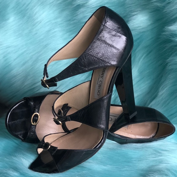 Jimmy Choo Shoes - Jimmy Choo leather black heels